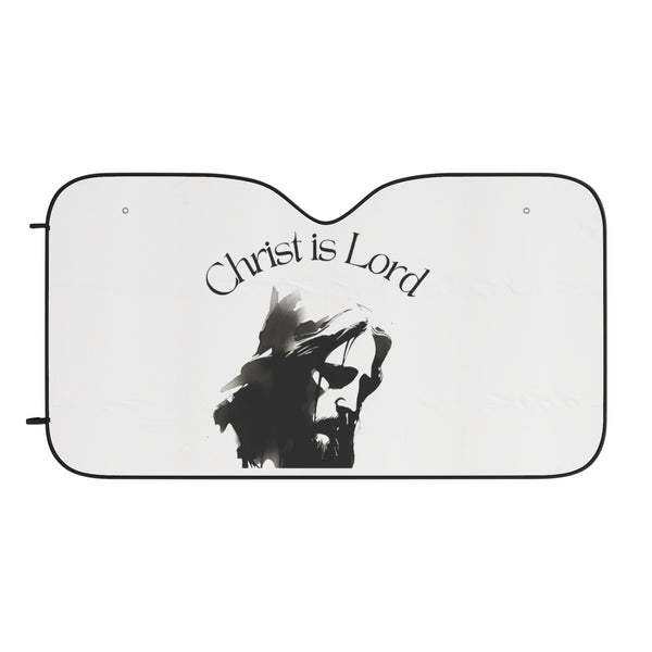Christian 'Christ is Lord' Car Sun Shade – Religious Windshield Cover
